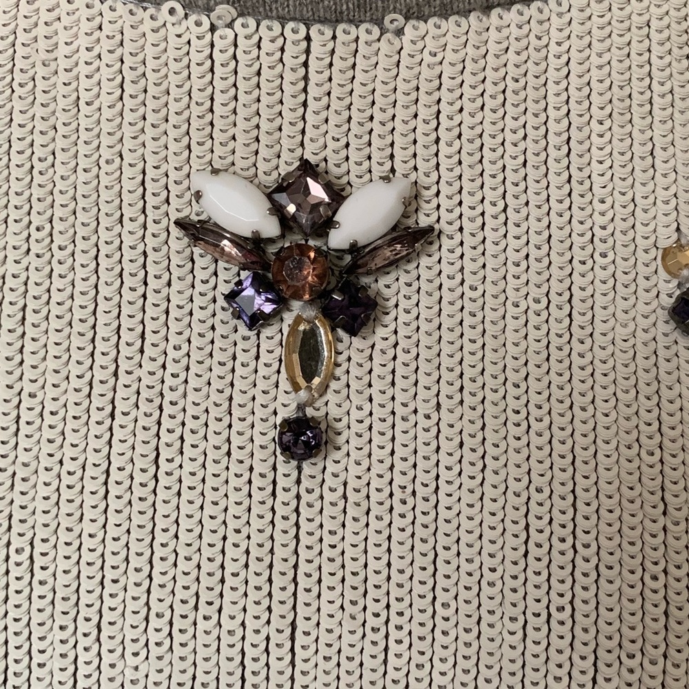 Bejeweled short sleeve sweatshirt - Picture 3 of 7